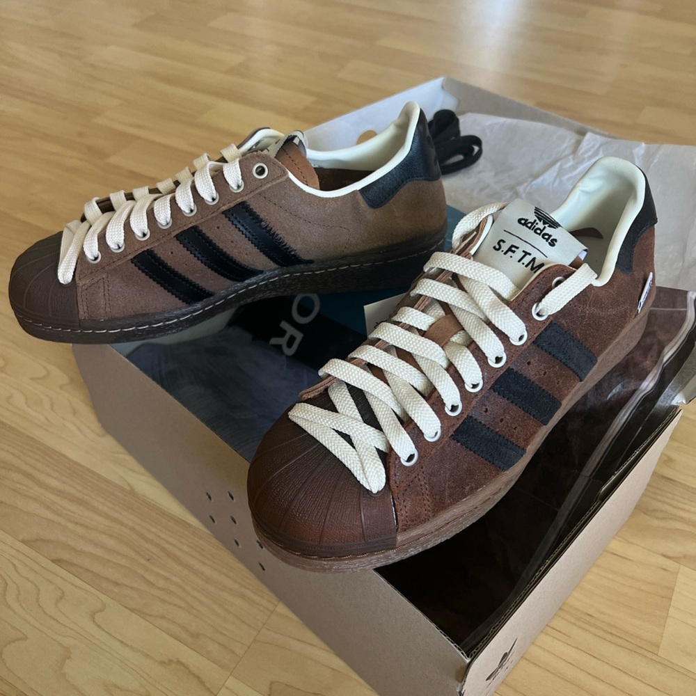 Adidas x Song For The Mute Superstar 82 STFM, mens US 7